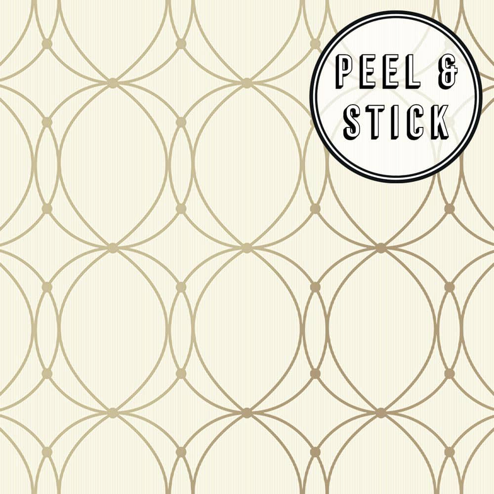 Transform Gold Halo Peel and Stick Wallpaper
