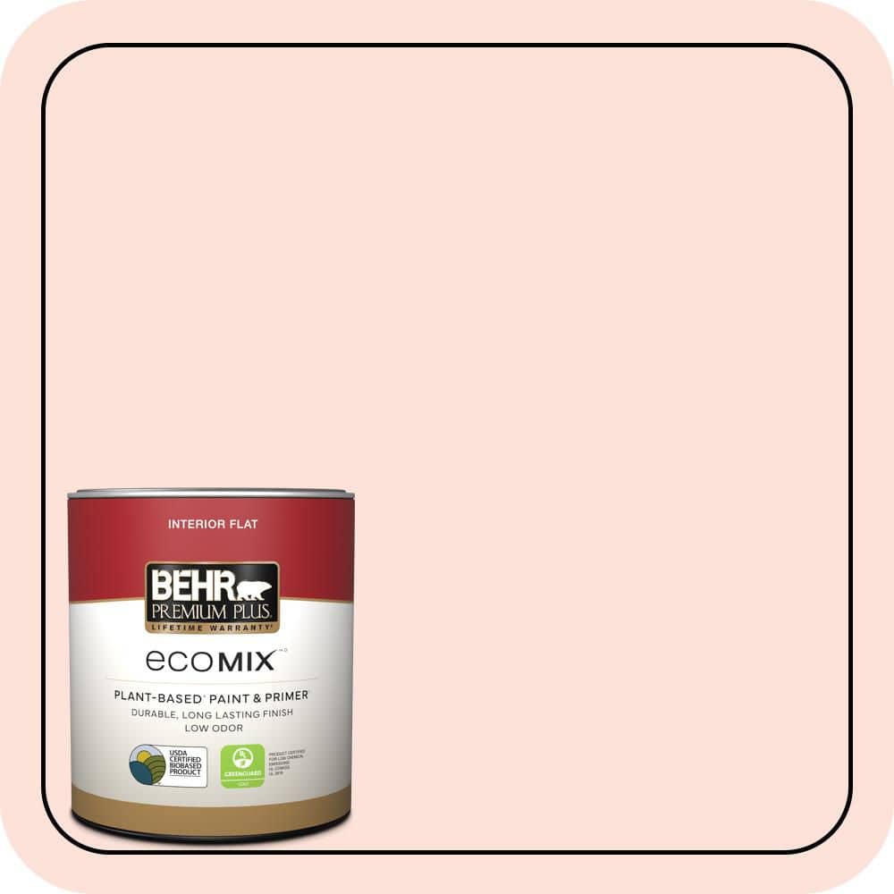 1 qt. #200A-1 Peach Cloud Flat EcoMix Plant-Based Interior Paint & Primer price history on PriceWatchPro