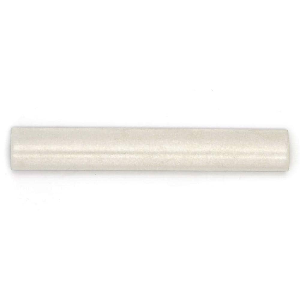 Duchess 1.25 in. x 7.9 in. White Ceramic Pencil Bullnose Tile Trim (0.667 sq. ft./case) (10-pack) price history on PriceWatchPro