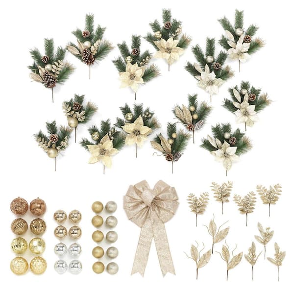 Unbranded Gold Trim-A-Tree Gift Box (Set of 50-Pieces)