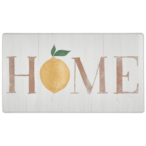  Indoor Door Mat Kitchen Rug,Farmhouse Lemons with