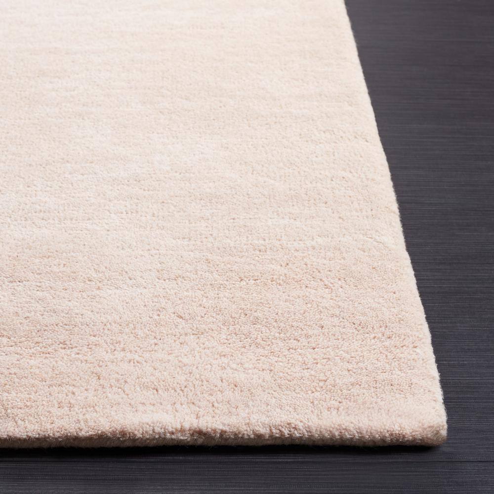 Ivory and Rust Hand-Tufted Wool 6' x 9' Area Rug