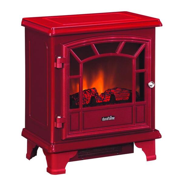 Duraflame 1500-Watt Stove Portable Fan Heater - Red