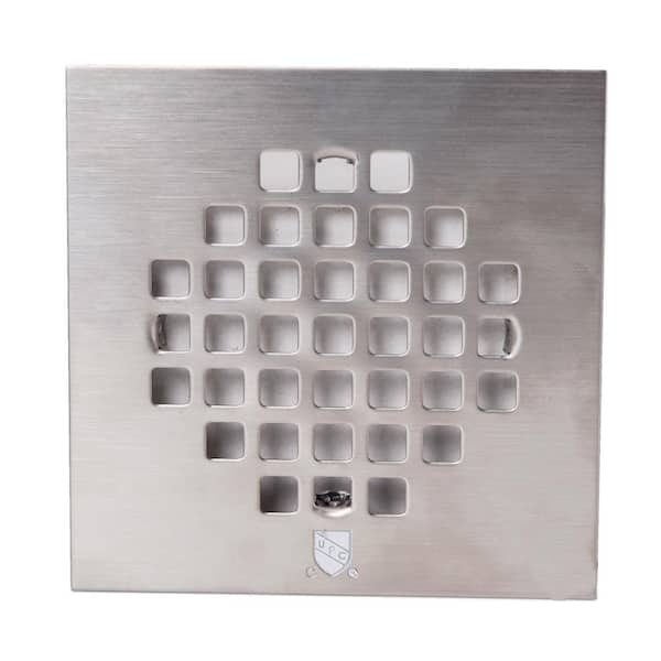 4~ Tile-In Square Shower Drain in Polished Nickel DT062412-PN