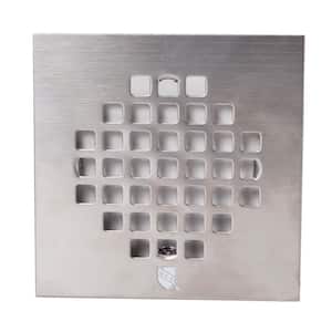 Shower Drain Cover -TRUSTMI Square 4-1/4-inch Screw-in Floor