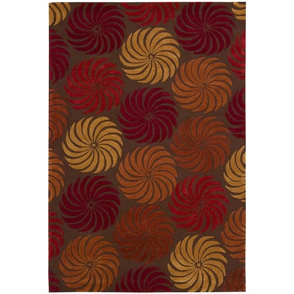 Nourison Contour Multicolor 8 ft. x 11 ft. Area Rug
