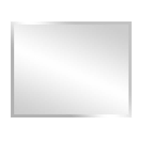 Bellaterra Home Matoury 29.00 in. W x 23.00 in. H Frameless Rectangular Beveled Edge Bathroom Vanity Mirror