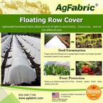 Warm Worth Floating Row Cover & Plant Blanket, 0.55 oz. Fabric of 8 ft. 24 ft. for Frost Protection