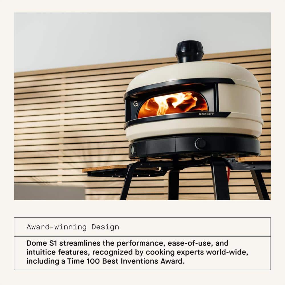 Gozney Dome S1 Gas Outdoor Pizza Oven in Bone