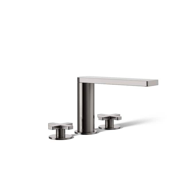 KOHLER Composed 2-Handle Deck Mount Roman Tub Faucet with Cross Handles in Titanium