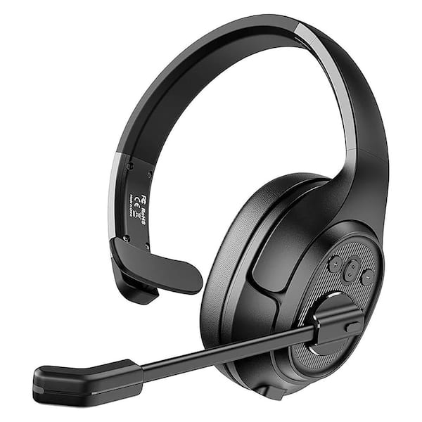 Unbranded Black Wireless Bluetooth Trucker Over The Ear Headset
