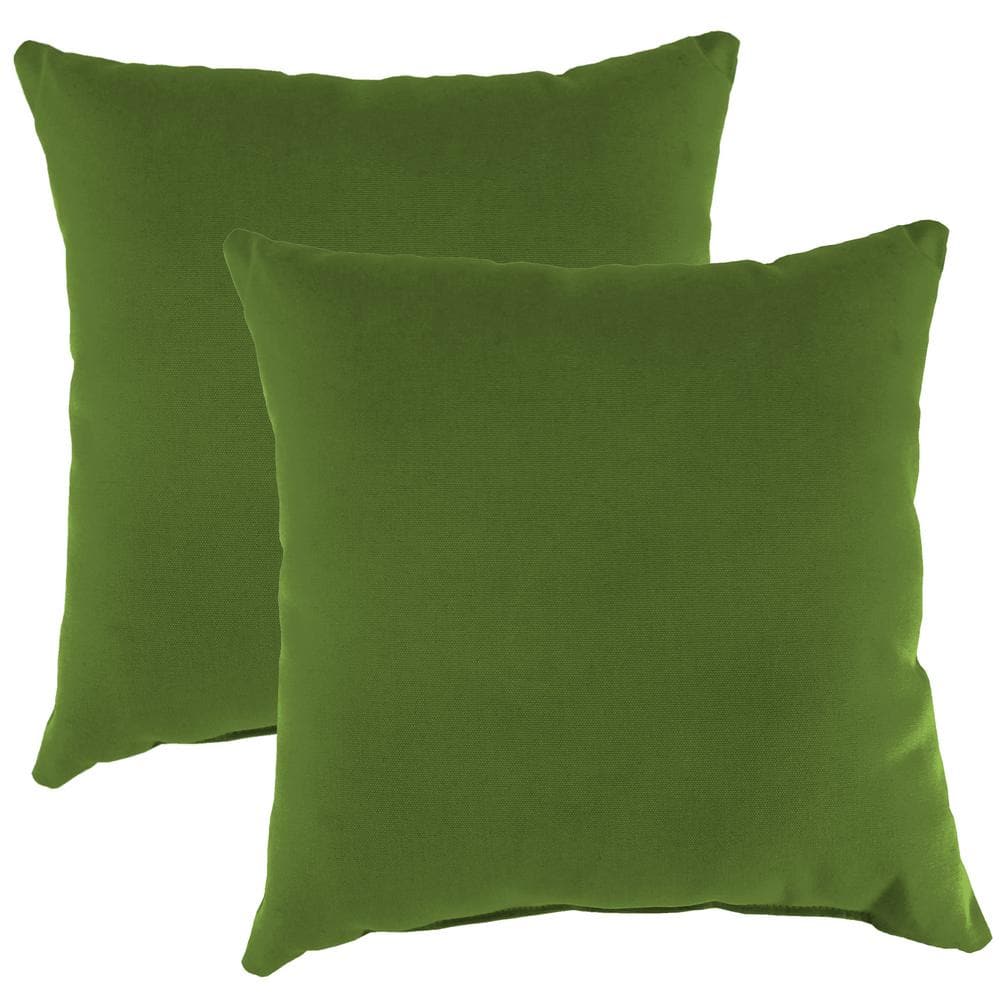 Jordan Manufacturing Sunbrella 16 in. x 16 in. Spectrum Cilantro Green