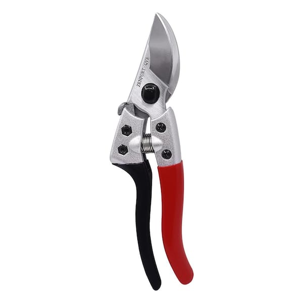 ZENPORT 2.25 in. Chrome Plated Carbon Steel Professional Bypass Pruning Shear