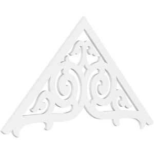 1 in. x 72 in. x 36 in. (12/12) Pitch Athens Gable Pediment Architectural Grade PVC Moulding