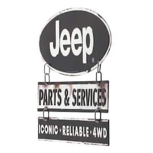 Jeep Linked Tin Decorative Sign