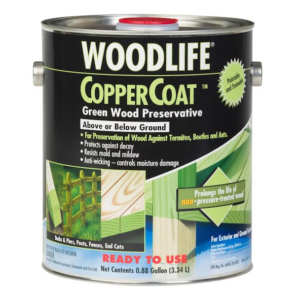 Wolman 0.88 Gal. Copper Coat Green Below Ground Wood Preservative (Case of 4)