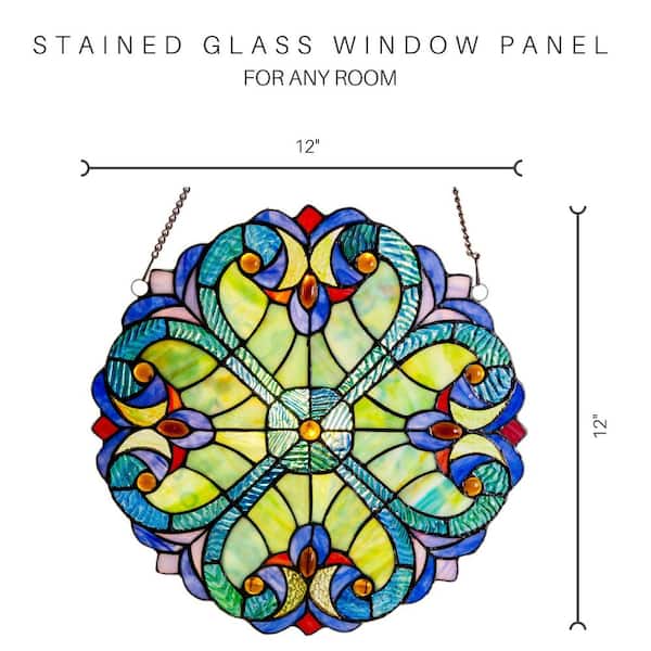 Stained Glass Sheet, 12x12- Blue Rondalite (Kokomo 622 RON)