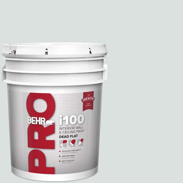 BEHR PRO 5 gal. #MQ3-50 River Veil Dead Flat Interior Paint