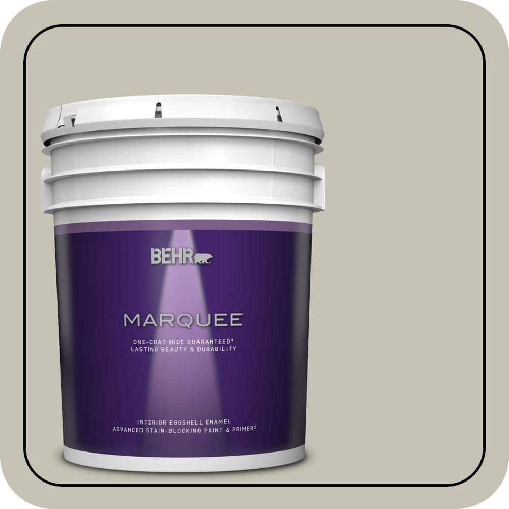 5 gal. #BNC-04 Comforting Gray Eggshell Enamel Interior Paint & Primer product image for price tracking