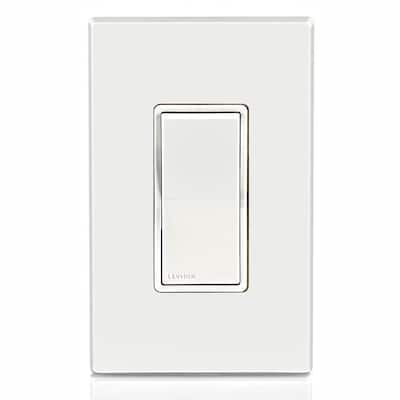 15 Amp Decora Weather-Resistant Single-Pole Switch , White W5601-W