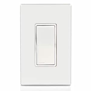 15 Amp Decora Weather-Resistant Single-Pole Switch in White