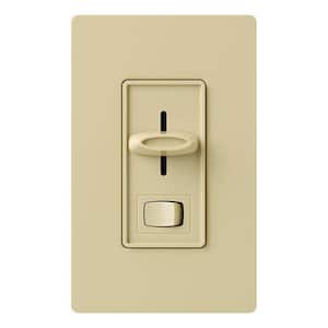 Skylark Dimmer Switch for Electronic Low-Voltage, 300-Watt Incandescent/Single-Pole or 3-Way, Ivory (SELV-303P-IV)