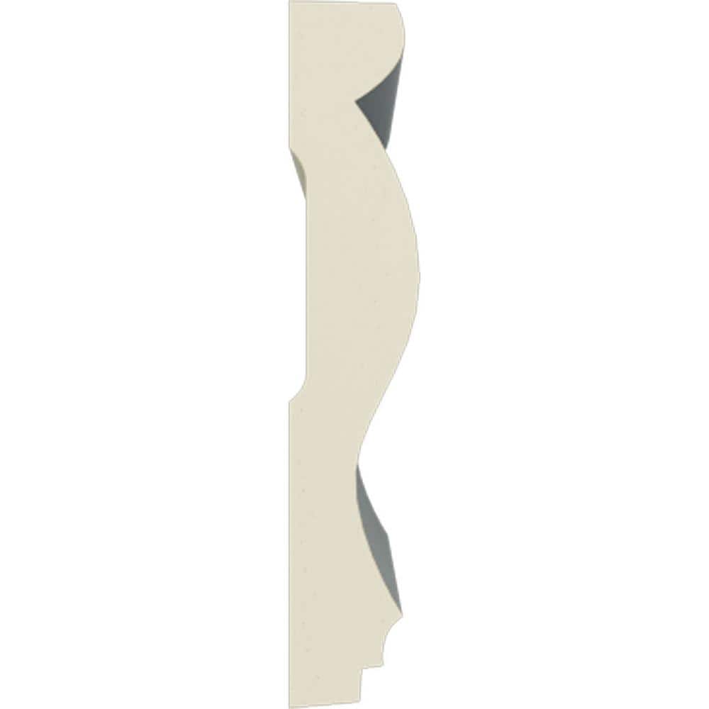 Stockport White Polyurethane Decorative Chair Rail Moulding