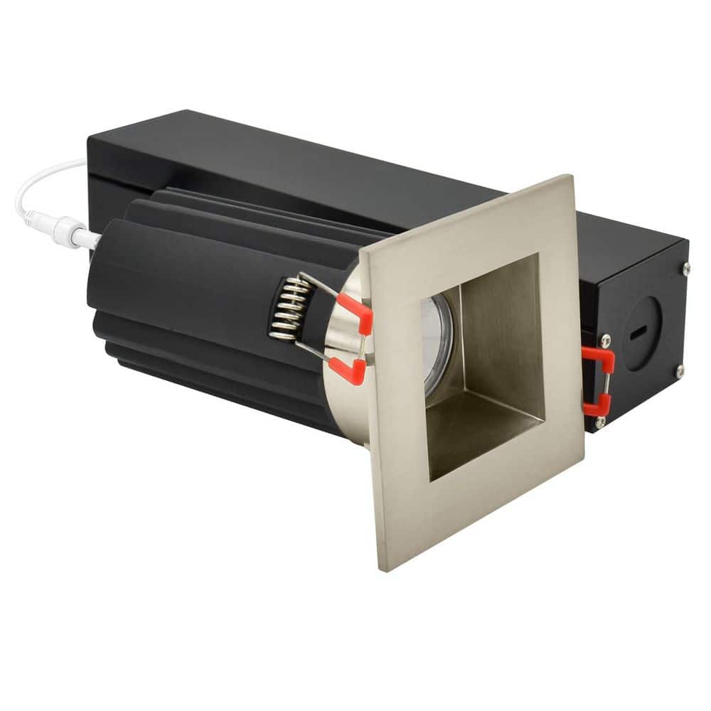 2 In. Integrated LED Regressed Light with Square Brushed Nickel Trim, 5CCT, Dimmable, 14/20W, 38°, 1200/1700LM, 277V price history on PriceWatchPro