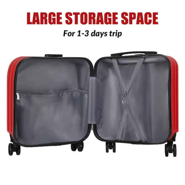 Red suitcases for sale online