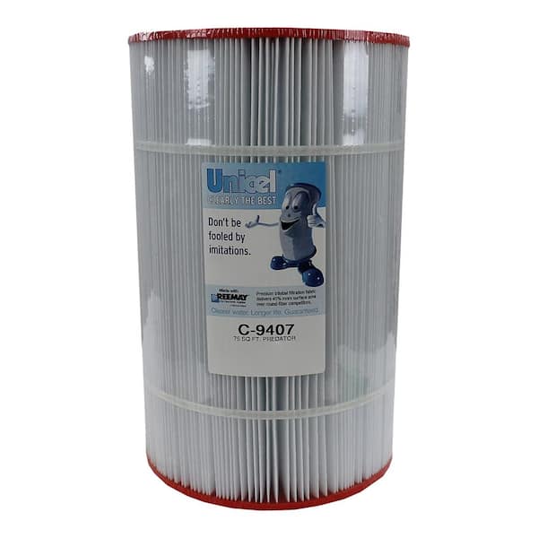 Unicel 10.16 in. Dia 75 sq. ft. Clean and Clear Predator Replacement Filter Cartridge