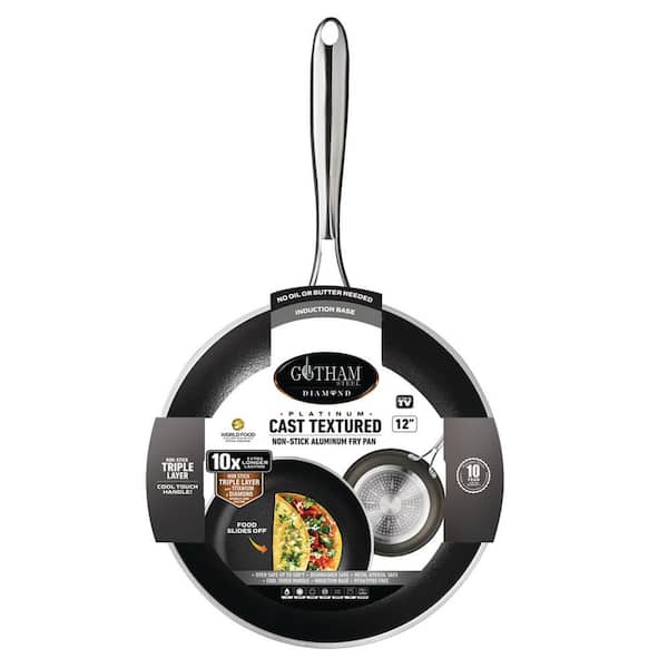 Gotham Steel 14 in. Aluminum Ti-Ceramic Nonstick Family Sized XL Skillet  with Helper Handle 7343 - The Home Depot