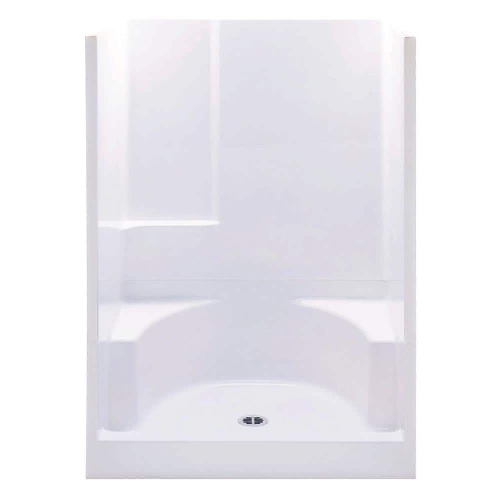 Remodeline 48 in. x 34 in. x 72 in. 2-Piece Shower Stall with 2 Seats and C