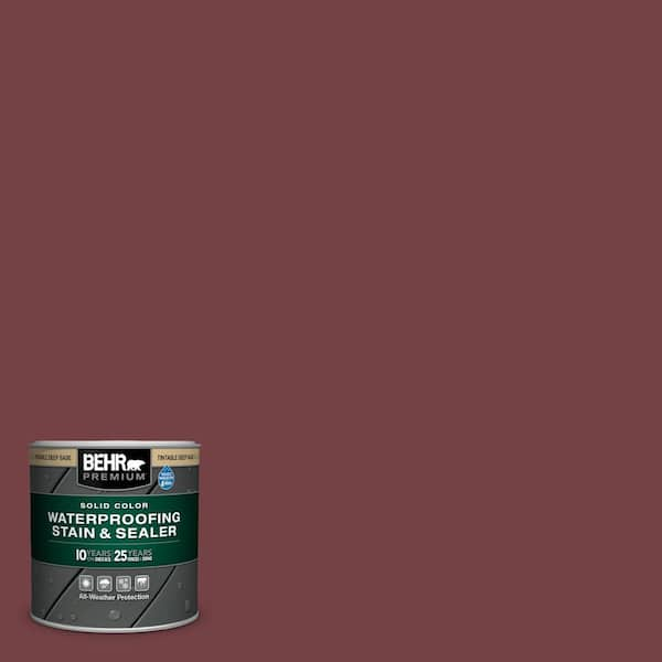 8 oz. #MQ1-15 Rumors Solid Color Waterproofing Exterior Wood Stain and Sealer Sample