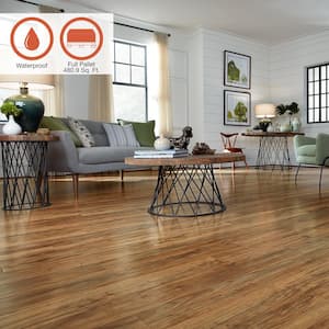 Outlast+ Applewood 12 mm T x 5.2 in. W Waterproof Laminate Wood Flooring (480.9 sqft/pallet)