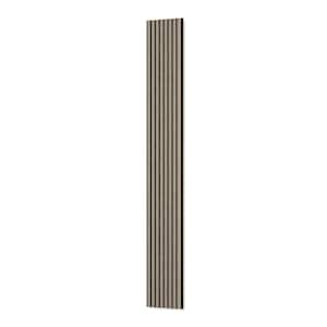 0.9 in. x 1.05 ft. x 8.86 ft. Walnut Acoustic/Sound Absorb 3 D Oak Overlapping Wood Slat Decorative Wall Paneling 1-Pack