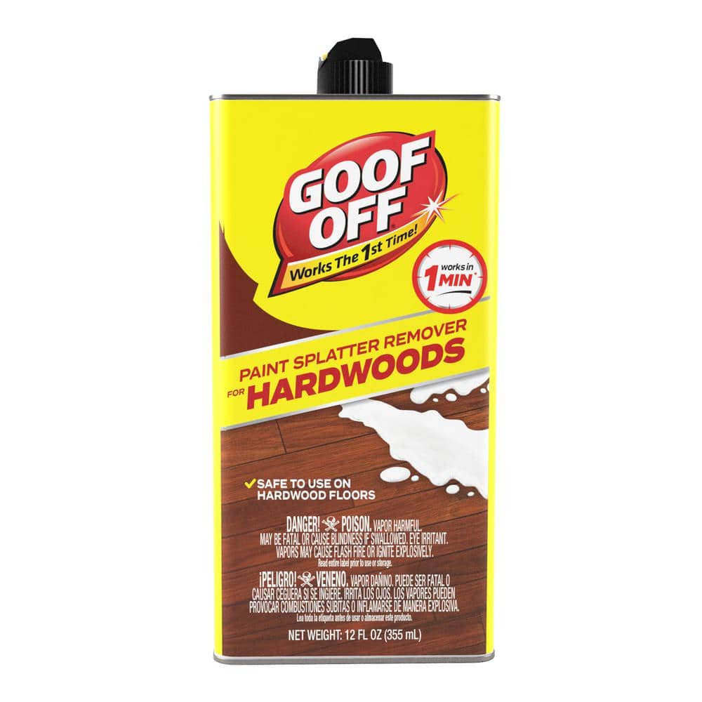 Goof Off 12 oz Paint Splatter Remover for Hardwood FG900 - The Home Depot