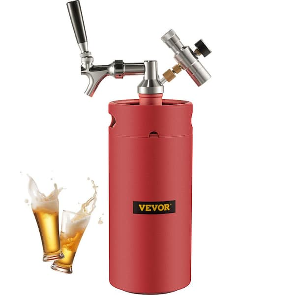 Keg Beer Dispenser 304 Stainless Steel Mini Keg Beer Growler Spear Tap Dispenser 