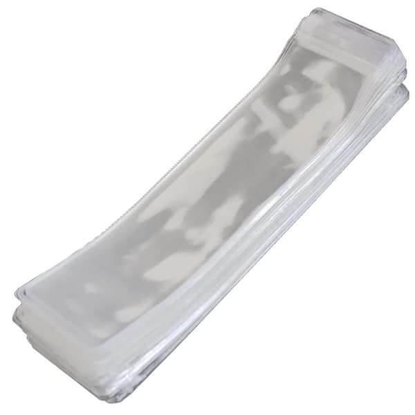 Unbranded 30 Pack PVC Clear Anti-Oxidation Jewelry Zipper Bags for Rings Earrings Transparent Poly Pouch 2.76 x 10.24 in.