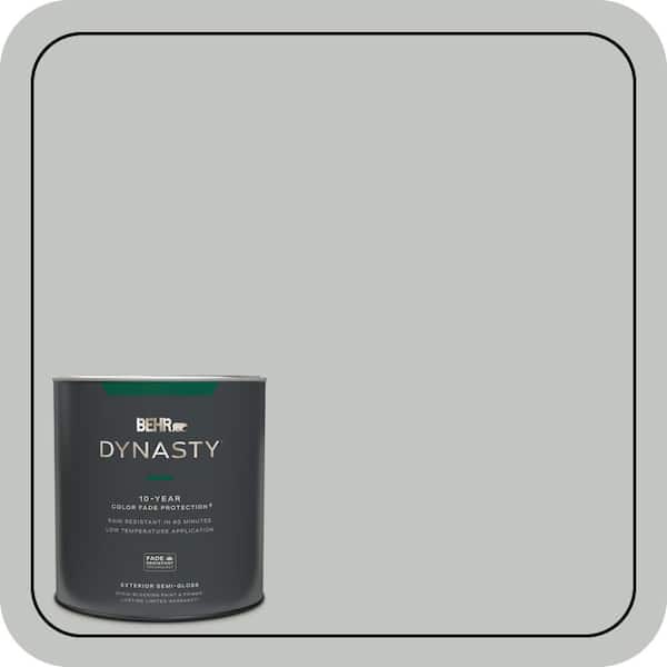 BEHR DYNASTY 1 qt. #PPU25-14 Engagement Silver Semi-Gloss Exterior Stain-Blocking Paint & Primer
