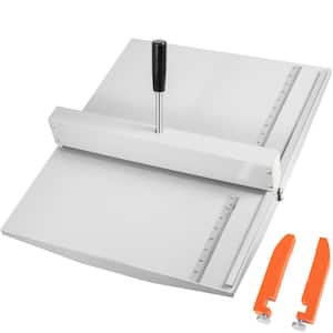 Manual Creaser 18 in. Tile Cutter with Steel Blade and Adjustable Creasing Machine High Gloss Covers Heavy Duty Creaser