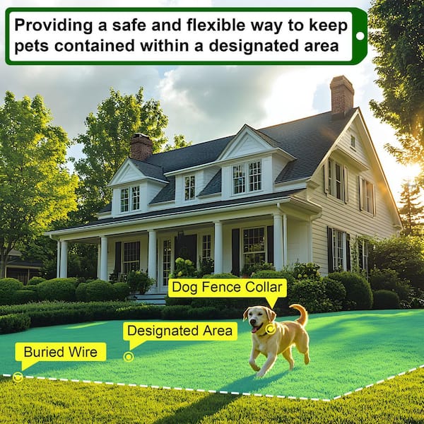 500 ft. 14/1 Yellow Direct Burial Solid Bare Copper Dog Fence Wire-Low Voltage, UV Resistant, Pet Containment Area