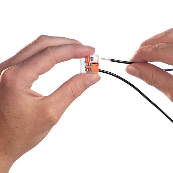 connecting smoke detector wires with Wago 221 lever nuts