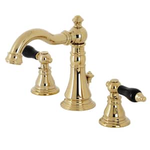 Duchess 8 in. Widespread 2-Handle Bathroom Faucet in Polished Brass