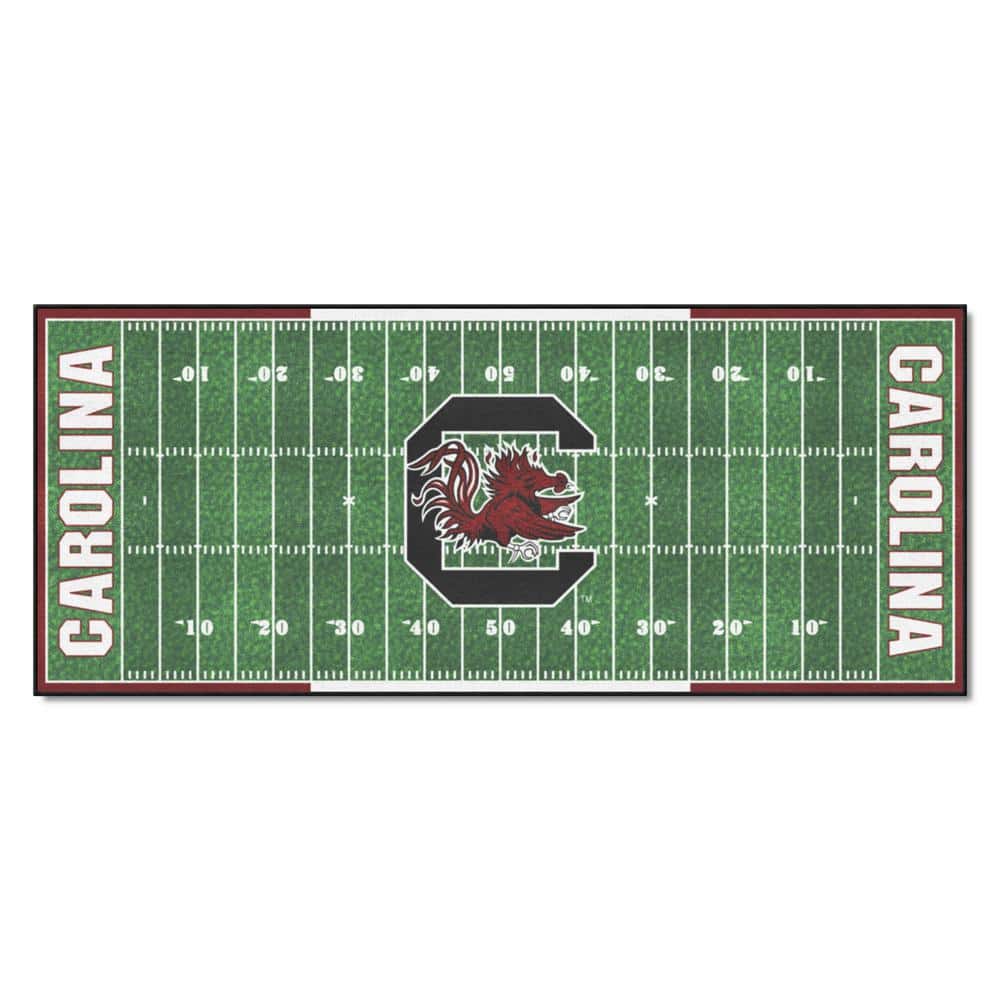 FANMATS University of South Carolina 3 ft. x 6 ft. Football Field Rug ...