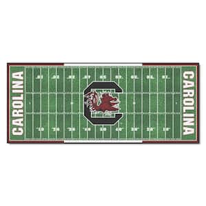 University of South Carolina 3 ft. x 6 ft. Football Field Rug Runner Rug