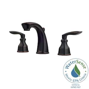 Avalon 8 in. Widespread 2-Handle Bathroom Faucet in Tuscan Bronze
