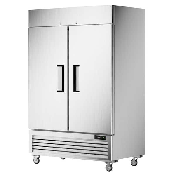 Coolski 54 in. 49 cu. ft. Commercial Reach in Refrigerator in Stainless Steel