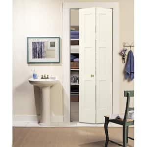 24 in. x 96 in. Birkdale Vanilla Paint Smooth Hollow Core Molded Composite Interior Closet Bi-fold Door