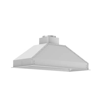 ZLINE 46 in. Ducted Wall Mount Range Hood Insert in Outdoor Approved Stainless Steel (698-304-46)