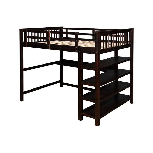Loft Bed With Storage Shelves, Loft Bed With Storage Under